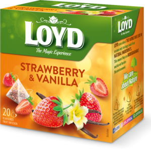 Loyd Strawberry & Vanilla Tea Bags (2g x 20 Pyramids)