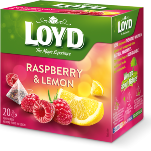 Loyd Raspberry & Lemon Tea Bags (2g x 20 Pyramids)