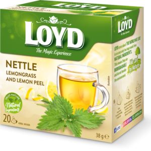 Loyd Nettle, Lemongrass & Lemon Peel Tea Bags (2g x 20 Pyramids)