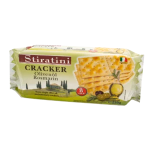 Stiratini Crackers with Olive Oil & Rosemary – 250g